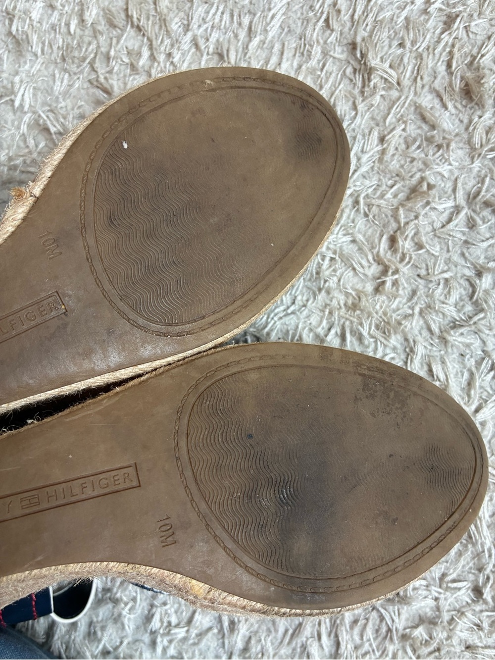 Tommy Hilfiger Navy Kinsey Sandal Wedge - Picture 5 of 11